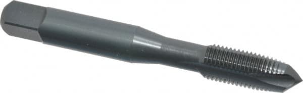 Spiral Point Tap: 3/8-24 UNF, 3 Flutes, Plug, 3B Class of Fit, Powdered Metal, Oxide Coated MPN:1758101