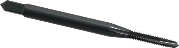 Spiral Point Tap: #2-56 UNC, 2 Flutes, Plug, 2B Class of Fit, Powdered Metal, Oxide Coated MPN:1759001