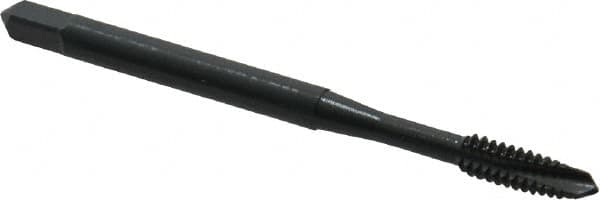 Spiral Point Tap: #6-32 UNC, 3 Flutes, Plug, 3B Class of Fit, Powdered Metal, Oxide Coated MPN:1759401