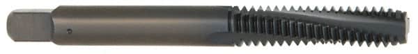 Spiral Flute Tap: 3/8-16 UNC, 3 Flutes, Modified Bottoming, Powdered Metal, Oxide Coated MPN:1771101