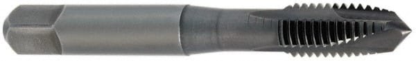 Spiral Point Tap: M16x1.50 Metric Fine, 3 Flutes, Plug, Vanadium High Speed Steel, Oxide Coated MPN:1773001