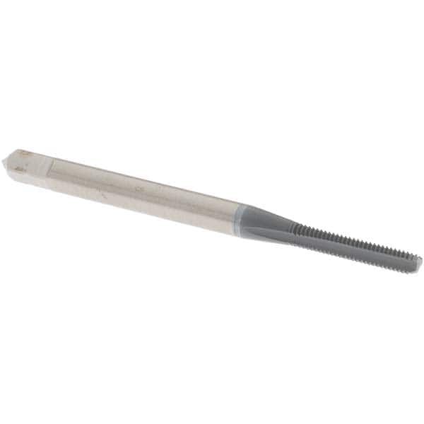 Straight Flute Tap: M2.5x0.45 Metric Coarse, 3 Flutes, Bottoming, 6H Class of Fit, High Speed Steel MPN:1972302