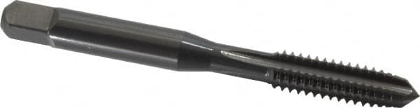 Straight Flute Tap: M8x1.00 Metric Fine, 4 Flutes, Plug, High Speed Steel, Oxide Coated MPN:1973401