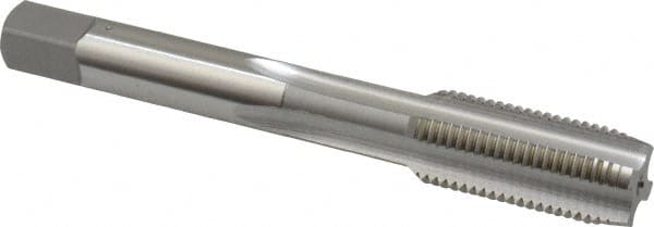 Straight Flute Tap: M12x1.25 Metric Fine, 4 Flutes, Plug, High Speed Steel, Bright/Uncoated MPN:1974300