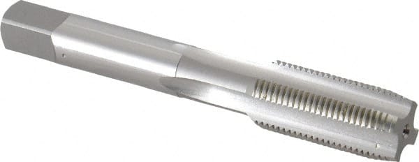 Straight Flute Tap: M14x1.25 Metric Fine, 4 Flutes, Plug, High Speed Steel, Bright/Uncoated MPN:1974900