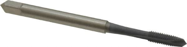 Spiral Point Tap: M3x0.50 Metric Coarse, 2 Flutes, Plug, 6H Class of Fit, High Speed Steel, elektraLUBE Coated MPN:1980102