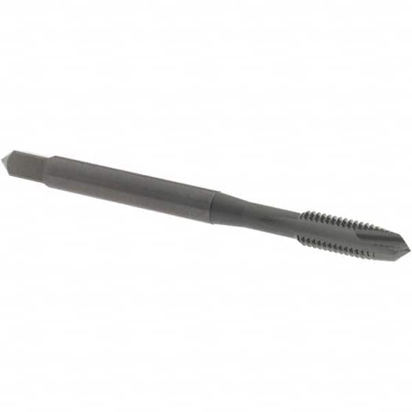 Spiral Point Tap: M5x0.80 Metric Coarse, 2 Flutes, Plug, 6H Class of Fit, High Speed Steel, Oxide Coated MPN:1980701