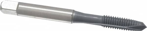 Spiral Point Tap: M6x1.00 Metric Coarse, 2 Flutes, Plug, 6H Class of Fit, High Speed Steel, elektraLUBE Coated MPN:1981002