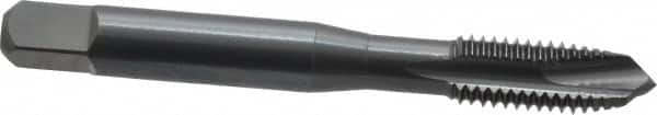 Spiral Point Tap: M8x1.25 Metric Coarse, 3 Flutes, Plug, 6H Class of Fit, High Speed Steel, Oxide Coated MPN:1981401