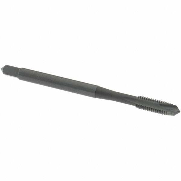 Spiral Point Tap: M3.5x0.60 Metric Coarse, 2 Flutes, Plug, 6H Class of Fit, High Speed Steel, Oxide Coated MPN:1982201