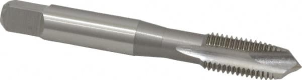 Spiral Point Tap: M10x1.25 Metric Fine, 3 Flutes, Plug, High Speed Steel, Bright Finish MPN:1982700