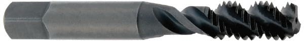 Spiral Flute Tap: M10x1.50 Metric Coarse, 3 Flutes, Bottoming, 6H Class of Fit, High Speed Steel, Oxide Coated MPN:1986701