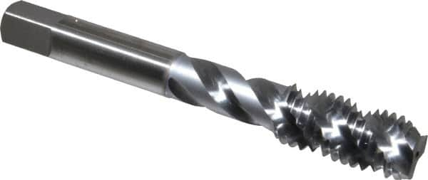 Spiral Flute Tap: M12x1.75 Metric Coarse, 3 Flutes, Bottoming, 6H Class of Fit, High Speed Steel, TICN Coated MPN:1987008