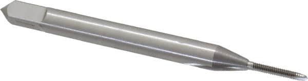 Spiral Point Tap: #00-96 UNS, 2 Flutes, Plug, High Speed Steel, Bright Finish MPN:2056000