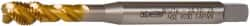 Spiral Flute Tap: 5/16-24 UNF, 3 Flutes, Modified Bottoming, 2B Class of Fit, Vanadium High Speed Steel, TIN Coated MPN:2331205