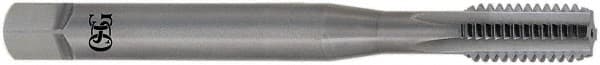 Straight Flute Tap: M2.5x0.45 Metric Coarse, 3 Flutes, Modified Bottoming, Solid Carbide, Bright/Uncoated MPN:24007