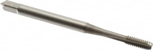 Straight Flute Tap: #5-40 UNC, 3 Flutes, Bottoming, 2B/3B Class of Fit, Vanadium High Speed Steel, Nitride Coated MPN:2401203