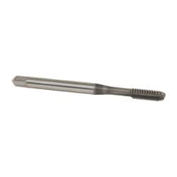 Straight Flute Tap: #6-32 UNC, 3 Flutes, Bottoming, 2B Class of Fit, Vanadium High Speed Steel, Nitride Coated MPN:2401603