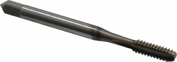 Straight Flute Tap: #10-24 UNC, 3 Flutes, Bottoming, 2B/3B Class of Fit, Vanadium High Speed Steel, Nitride Coated MPN:2402403