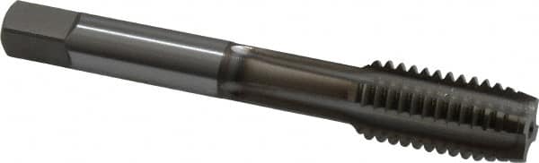 Straight Flute Tap: 1/2-13 UNC, 4 Flutes, Plug, 3B Class of Fit, Vanadium High Speed Steel, Nitride Coated MPN:2407503