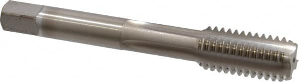 Straight Flute Tap: 1/2-13 UNC, 4 Flutes, Bottoming, 3B Class of Fit, Vanadium High Speed Steel, Nitride Coated MPN:2407603
