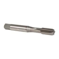 Straight Flute Tap: M8x1.25 Metric Coarse, 4 Flutes, Bottoming, 6H Class of Fit, Vanadium High Speed Steel, Nitride Coated MPN:2411203