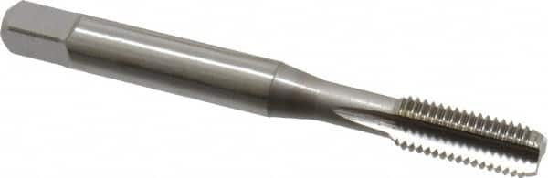 Straight Flute Tap: 1/4-28 UNF, 3 Flutes, Bottoming, 3B Class of Fit, Vanadium High Speed Steel, Nitride Coated MPN:2493603