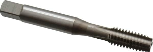 Straight Flute Tap: 5/16-18 UNC, 4 Flutes, Plug, 2B Class of Fit, Vanadium High Speed Steel, Nitride Coated MPN:2493703