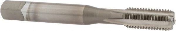 Straight Flute Tap: 5/16-24 UNF, 4 Flutes, Bottoming, 3B Class of Fit, Vanadium High Speed Steel, Nitride Coated MPN:2494003