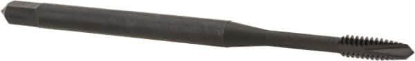 Spiral Point Tap: #4-40 UNC, 2 Flutes, Plug, 2B Class of Fit, Vanadium High Speed Steel, Oxide Coated MPN:2511401