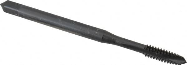 Spiral Point Tap: #10-24 UNC, 3 Flutes, Plug, 2B Class of Fit, Vanadium High Speed Steel, Oxide Coated MPN:2513401