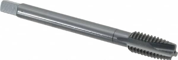 Spiral Point Tap: 7/16-14 UNC, 3 Flutes, Plug, 2B Class of Fit, Vanadium High Speed Steel, Oxide Coated MPN:2532001