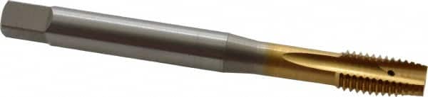 Spiral Point Tap: M10x1.50 Metric Coarse, 3 Flutes, Plug, 6H Class of Fit, Vanadium High Speed Steel, TiN Coated MPN:2691805