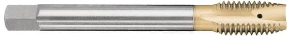 Spiral Point Tap: M12x1.25 Metric Fine, 3 Flutes, Plug, 6H Class of Fit, Vanadium High Speed Steel, TiN Coated MPN:2692105