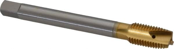Spiral Point Tap: M12x1.50 Metric Fine, 3 Flutes, Plug, 6H Class of Fit, Vanadium High Speed Steel, TiN Coated MPN:2692205