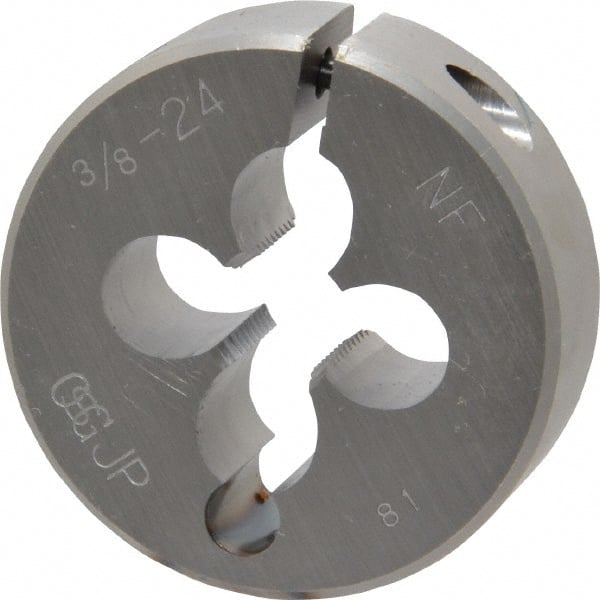 Round Die: 3/8-24, High Speed Steel MPN:2706900