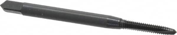 Spiral Point Tap: #3-48 UNC, 2 Flutes, Plug, 2B Class of Fit, Vanadium High Speed Steel, Oxide Coated MPN:2806001