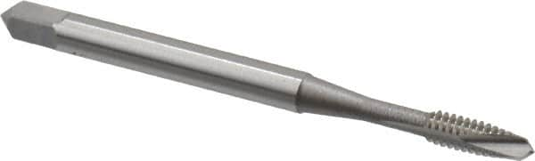 Spiral Point Tap: #4-40 UNC, 2 Flutes, Plug, 2B/3B Class of Fit, Vanadium High Speed Steel, Bright Finish MPN:2806400