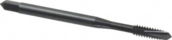 Spiral Point Tap: #6-32 UNC, 2 Flutes, Plug, 3B Class of Fit, Vanadium High Speed Steel, Oxide Coated MPN:2807401