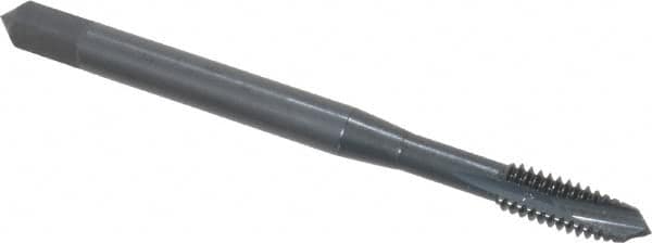 Spiral Point Tap: #8-32 UNC, 3 Flutes, Plug, 3B Class of Fit, Vanadium High Speed Steel, Oxide Coated MPN:2807801