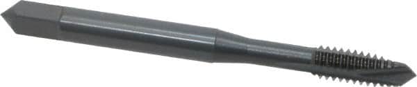 Spiral Point Tap: #12-24 UNC, 3 Flutes, Plug, Vanadium High Speed Steel, Oxide Coated MPN:2809001