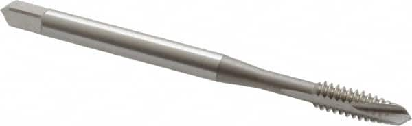 Spiral Point Tap: #6-32 UNC, 2 Flutes, Plug, 2B Class of Fit, Vanadium High Speed Steel, Bright Finish MPN:2812400