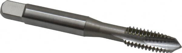 Spiral Point Tap: 5/16-18 UNC, 3 Flutes, Plug, 3B Class of Fit, Vanadium High Speed Steel, Bright Finish MPN:2830800