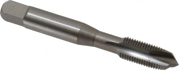 Spiral Point Tap: 3/8-24 UNF, 3 Flutes, Plug, 3B Class of Fit, Vanadium High Speed Steel, Bright Finish MPN:2831800