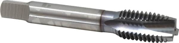 Spiral Point Tap: 5/8-11 UNC, 3 Flutes, Plug, 3B Class of Fit, Vanadium High Speed Steel, TiCN Coated MPN:2833208