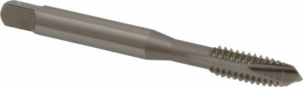 Spiral Point Tap: 1/4-20 UNC, 3 Flutes, Plug, 2B Class of Fit, Vanadium High Speed Steel, Bright Finish MPN:2840000