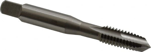 Spiral Point Tap: 3/8-16 UNC, 3 Flutes, Plug, 2B Class of Fit, Vanadium High Speed Steel, Bright Finish MPN:2841600