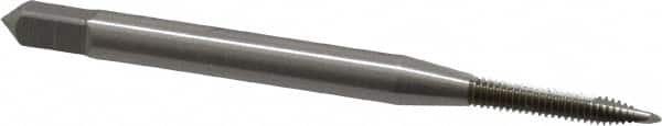 Spiral Point Tap: #2-56 UNC, 2 Flutes, Plug, 2B Class of Fit, High Speed Steel, Bright Finish MPN:2884400