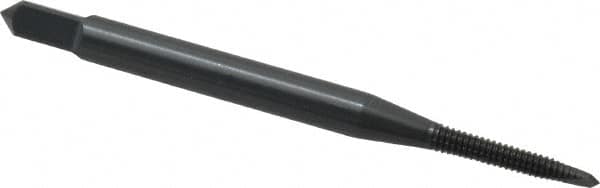 Spiral Point Tap: #2-56 UNC, 2 Flutes, Plug, 2B Class of Fit, High Speed Steel, Oxide Coated MPN:2884401