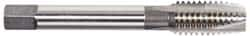 Spiral Point Tap: #2-56 UNC, 2 Flutes, Plug, 2B Class of Fit, High Speed Steel, TiN Coated MPN:2884405